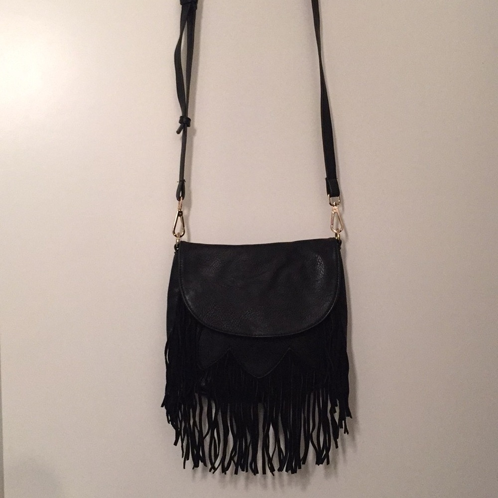 Fringed Crossbody Purse